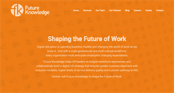 Desktop Screenshot of futureknowledge.com.au